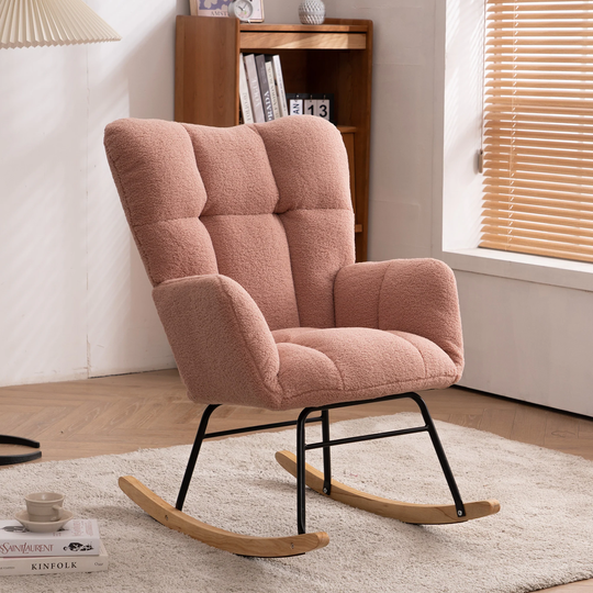 Tufted Upholstered Rocking Chair