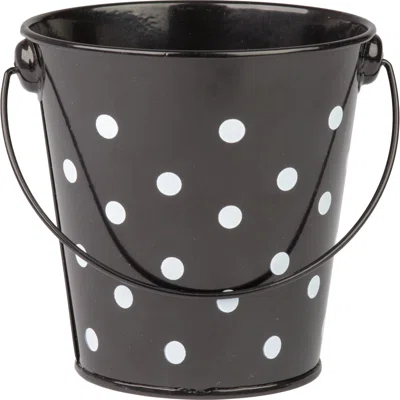 Polka Dots Metal Bucket Set