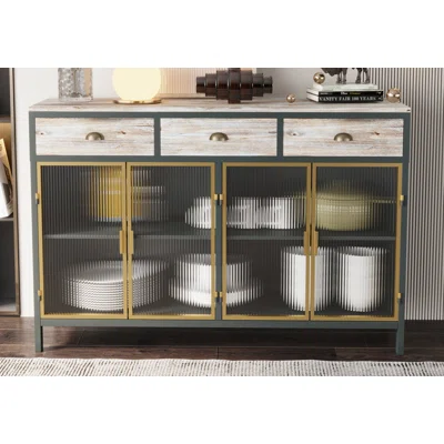 Fulgentas 47.64" Wide 3 Drawer Sideboard
