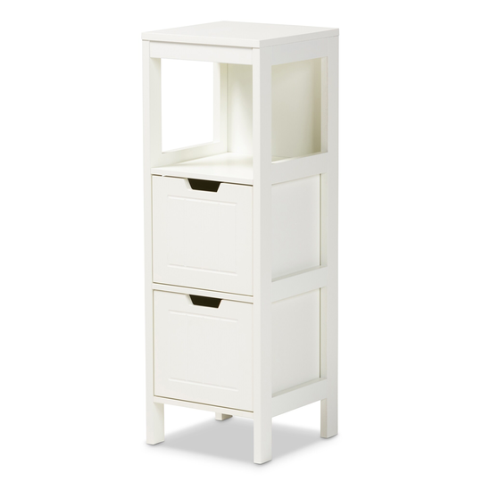 Reuben Cottage and Farmhouse 2-Drawer Storage Cabinet