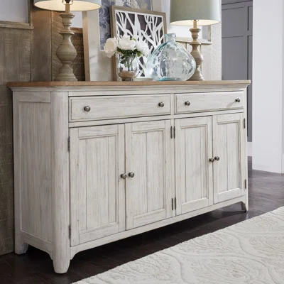 19" Wide 2 Drawer Sideboard