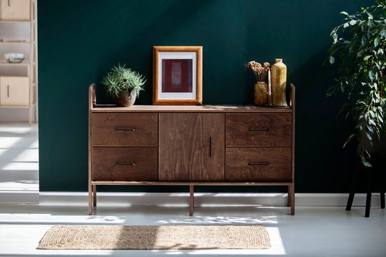 Mid Century Sideboard, Sideboard Buffet, Tv Stand Media Console, Wood Walnut Decor