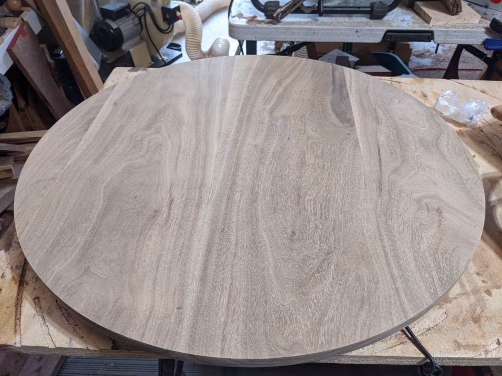 Unfinished Walnut Table Top. Wood Lazy Susan. Susan Turntable
