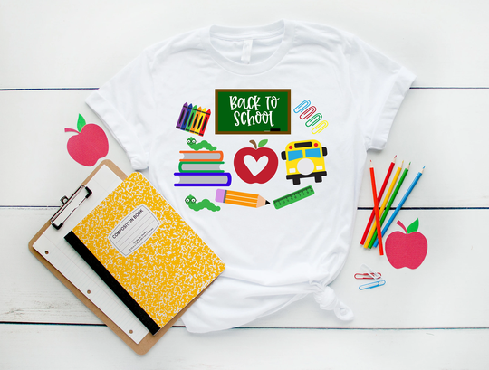Back To School Shirt, Supplies Pencil Student Gift For T-Shirt, First Grade Shirt