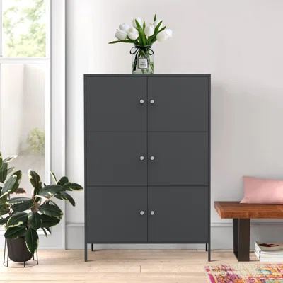 Tornillo Metal Storage Cabinet With 6 Cabinets