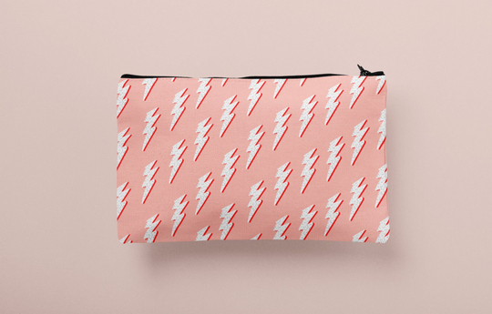 Thunders Pouch, Make Up Bag, Cosmetic Zippered Case Accessories, Pencil Case, Cosmetics Bag