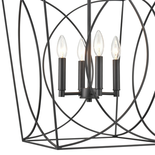 Millennium Lighting Tracy Pendant light in Matte Black