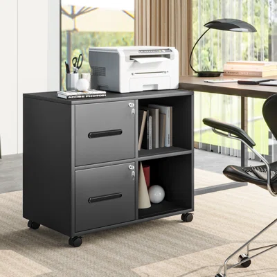 Kanaloa 2-Drawer Mobile Lateral Filing Cabinet