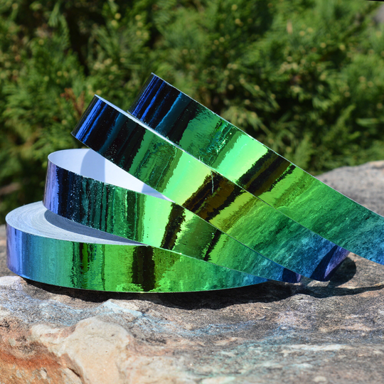 Blue/Green Iridium | Gecko Color Changing Decorative Tape | 1" Or 3/4" Width