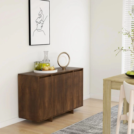 Sideboard Brown Oak 47.2"x16.1"x29.5" Engineered Wood