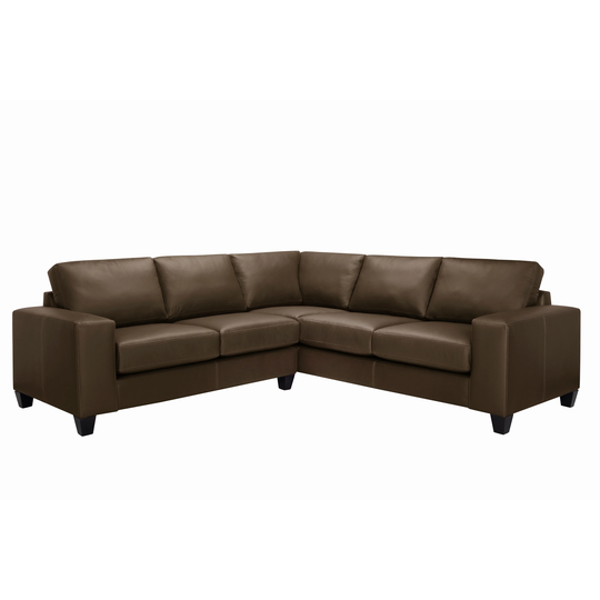 Paulina Top-grain Italian Leather Sectional Sofa