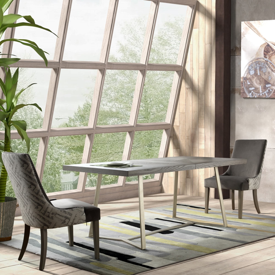 Madison Park Hale Light Grey Dining Table