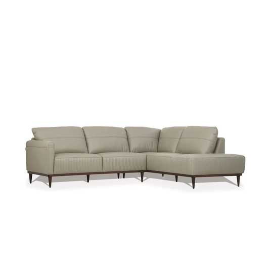 L-Shape Sectional Sofa in Leather