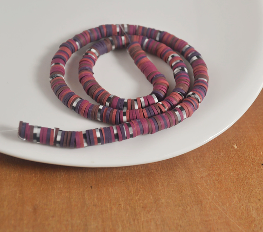 6mm Vinyl Heishi Beads, Mixed Color Polymer Clay Beads, African Polymer Clay Diy Making Jewelry Bead, Length 40cm6-9#