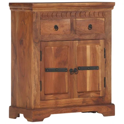 Peru 24.8" Wide 2 Drawer Acacia Wood Server