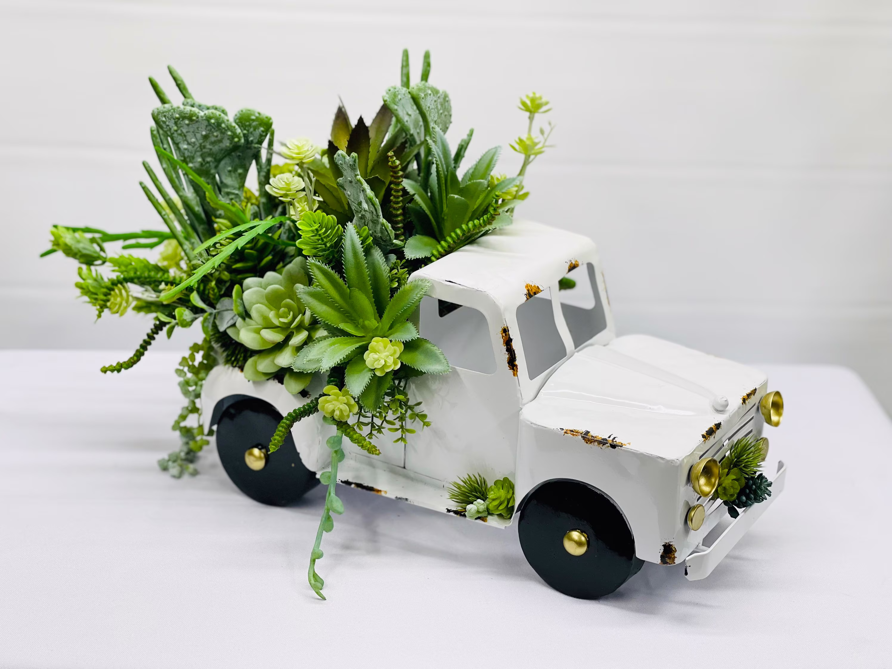 Succulent Centerpiece-Table Centerpiece-Farmhouse Table Decor-Faux Decor-Floral Centerpiece-Succulent