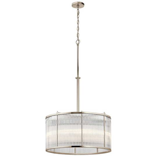 Kichler Lighting Artina Collection 5-light Polished Nickel Pendant