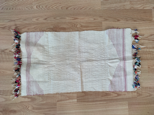 Table Runner Cover, Cotton, 17, 2" X 31, 2", Anatolian Antique Embroidery, Wall Decor, Turkish Runner, Housewarming Gift