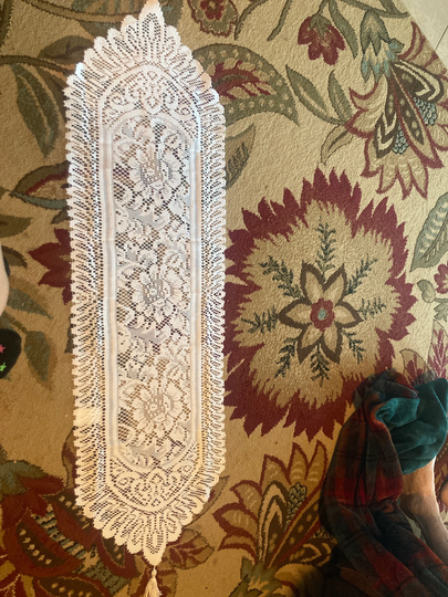 Table Runner, Excellent Condition, New, Measures 44"x12.5"