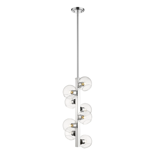 Avery Home Lighting Marquee Chrome 8-light Pendant