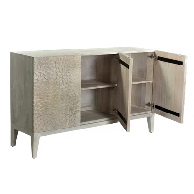 Ambra 60" Wide Mango Solid Wood Sideboard