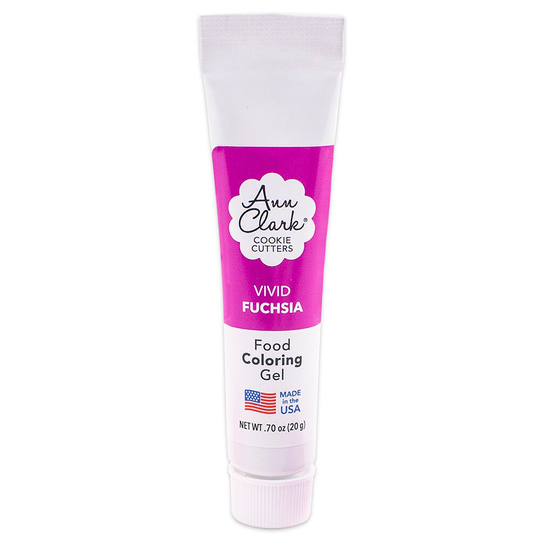 Vivid Fuchsia Food Coloring Gel, Ann Clark .70 Oz | 20 G, Gel Color