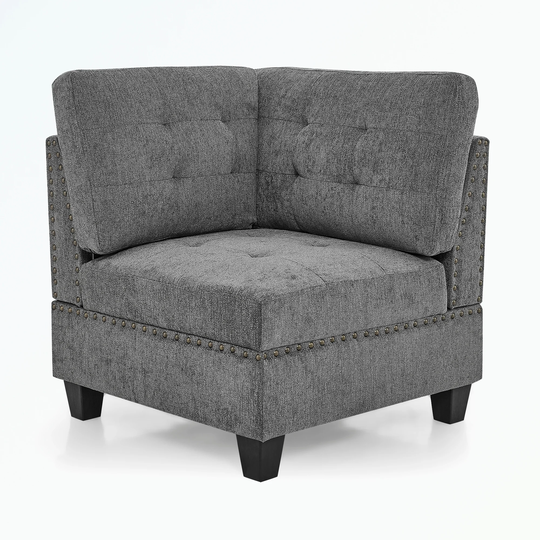 Modular Sectional Sofa includes Three Single Chair and Three Corner