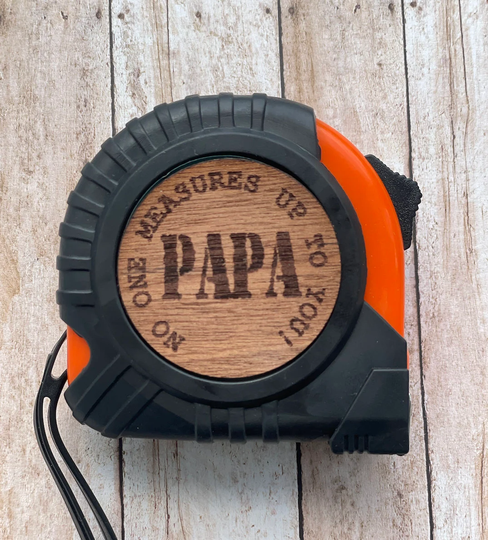 No One Measures Up To You Tape Measure, Dad, Papa, Grandad, Father's Day Gift