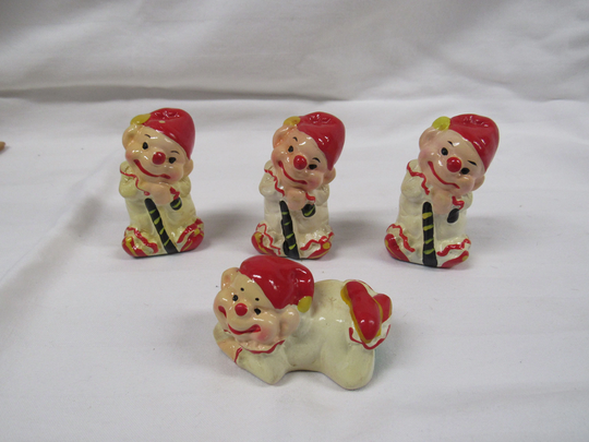Clown Pencil Sharpener, Vintage Ceramic Sharpener