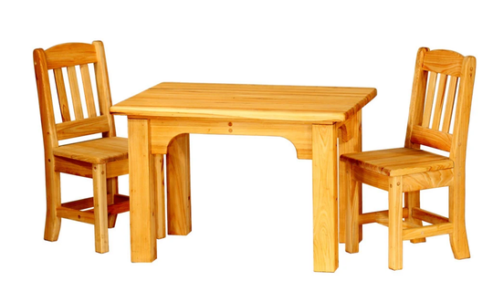 Jack & Jill Children's Table Chair Set By Bradley Brand - Made in USA Since 1903
