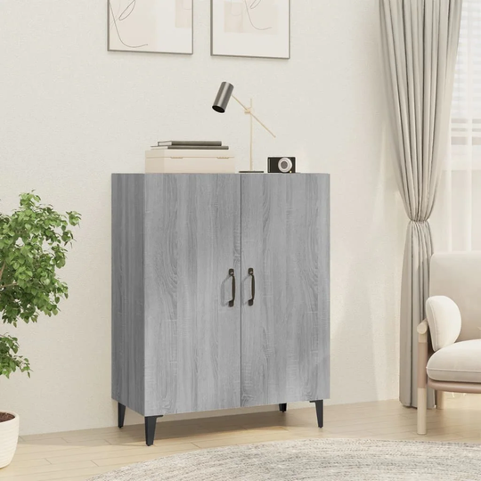 Sideboard Gray Sonoma 27.6"x13.4"x35.4" Engineered Wood