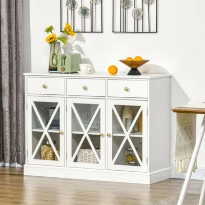 39" Wide 3 Drawer Sideboard