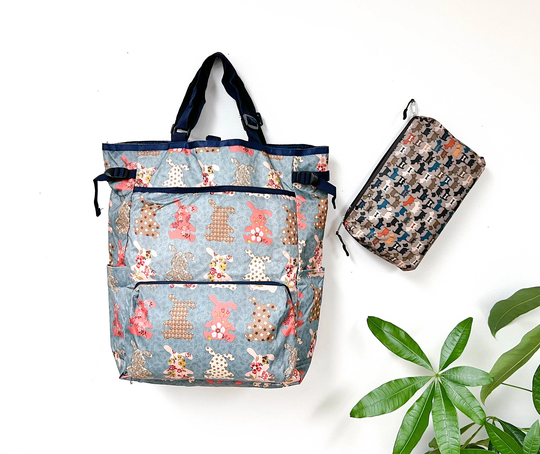 Foldable Multi Way Bag Collapsible Water Proof Travel School Office Shopping Lightweight Packable Back Pack Shoulder Hand Held Duffle
