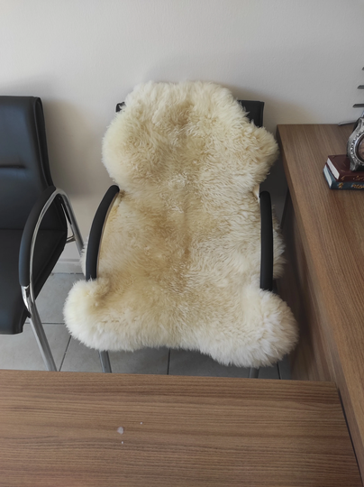 Sheepskin Rug, Throw, Genuine Sheepskin, Icelandic Lambskin, Natural Pelt, White Fur, Chair Cover, Pelt Sofa Fluffy Pet Bed