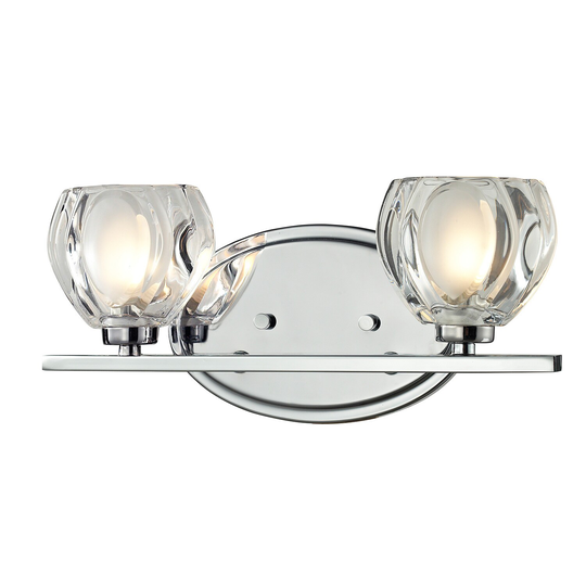 Avery Home Lighting Hale 2-light Chrome Vanity Light