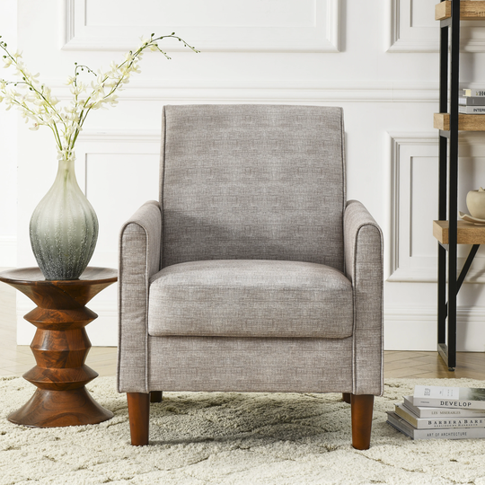 Modern Accent Chair Single Sofa Comfy Upholstered Arm Chair Living Room Furniture