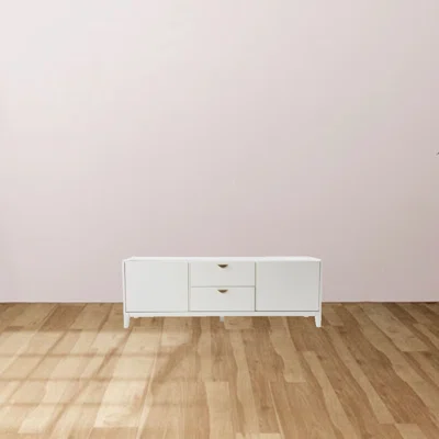 58" Wide 2 Drawer Solid Wood Sideboard