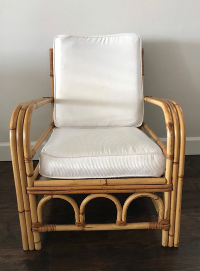 Vintage Bamboo Arm Chair