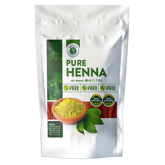 100% Pure Henna Powder For Hair Dye, Red/Brown Color, Color | 50 Grams | 1.76 Oz Red Cosmetics Cypri