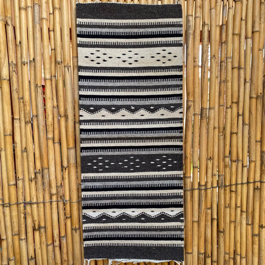 Zapotec Table Runner/Handwoven Wool From Oaxaca, Mexico 1.5' X3'