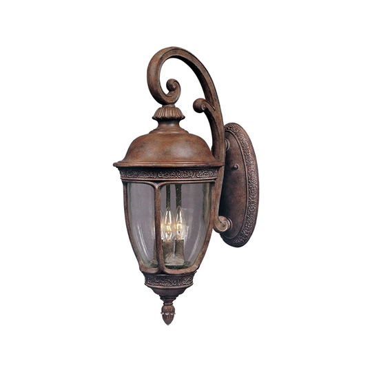 Maxim Knob Hill Die Cast Aluminum Seedy Shade DC 3-light Outdoor Wall Mount Light