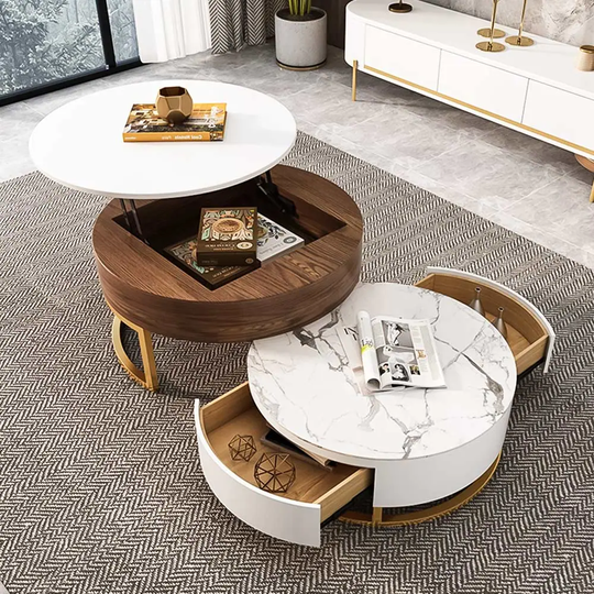 Modern Nesting Coffee Table Set