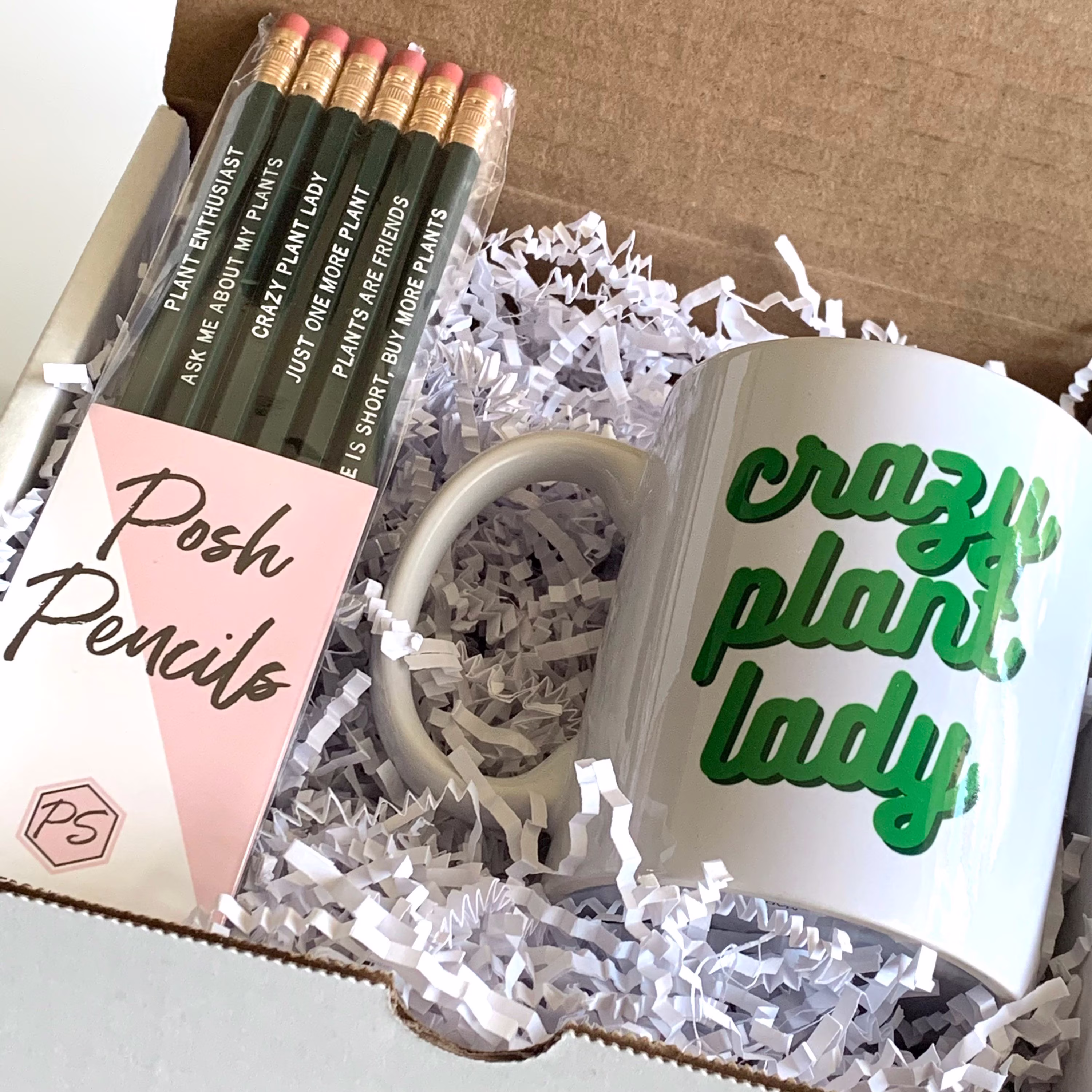 Plant Lover Pencil + Mug Combo