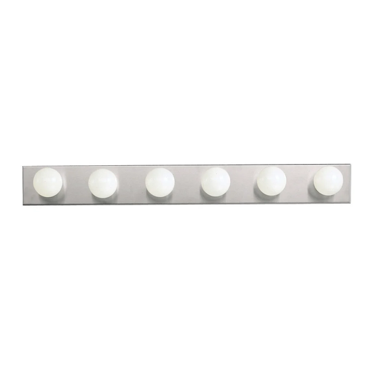 Kichler Lighting Utilitarian 6-light Brushed Nickel Bath/Vanity Light