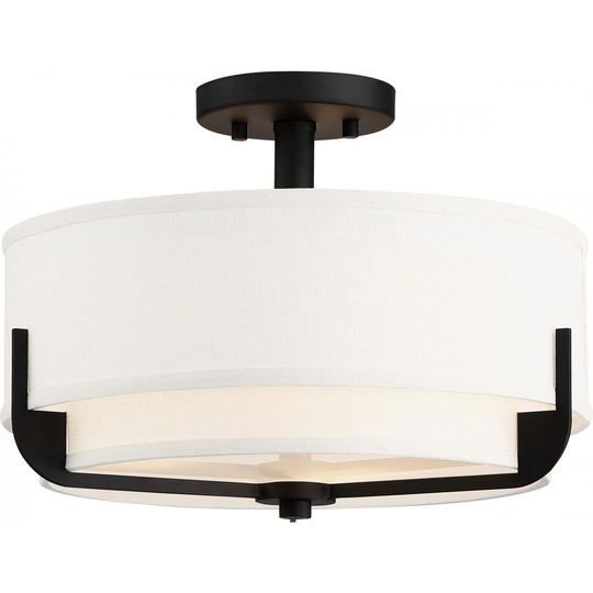 Frankie 3 Light Semi-Flush
