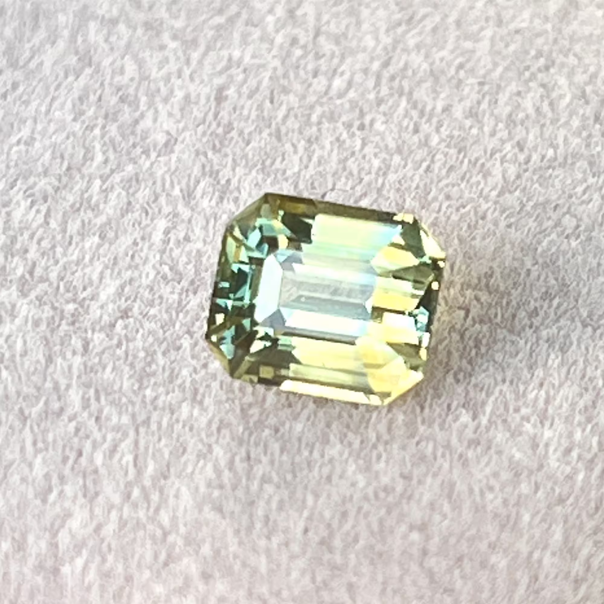 Natural Bi Color Sapphire 1.50 Ct's, Color Ring, Parti Sapphire, Engagement Loose, Unheated