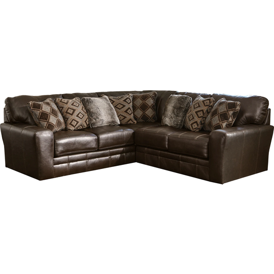 Lucios Leather Two Piece Sectional Sofa