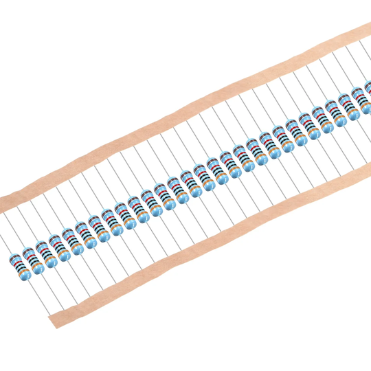 1/2 Watt 30K Ohm Metal Film Resistors 0.5W 1% Tolerances 100 Pcs - Muti-Color