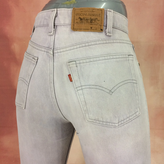 Size 27 Levis 533 Special Reserve Jeans Vintage 80S Levi's Light Wash High Waist Jeans, Small To Medium 27"