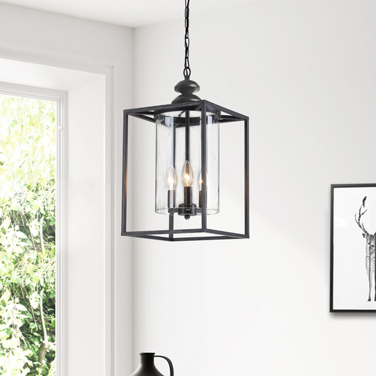 Fairview 3-Light Lantern Square Pendant